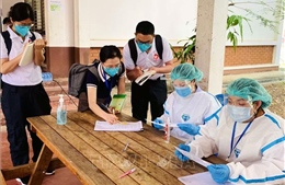 Các tỉnh của Lào vẫn duy trì nghiêm ngặt biện pháp phòng dịch COVID-19