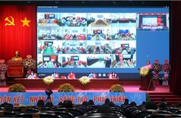 Đại hội phụ nữ cấp huyện đầu tiên tổ chức bằng hình thức trực tuyến