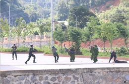 Diễn tập khu vực phòng thủ và phòng, chống khủng bố tại Sơn La