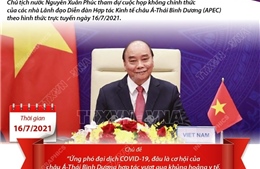 Chủ tịch nước Nguyễn Xuân Phúc tham dự Cuộc họp không chính thức của các nhà lãnh đạo APEC