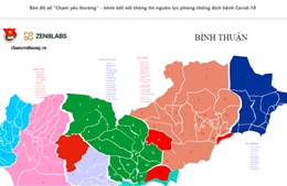 Bình Thuận ra mắt nền tảng bản đồ số kết nối thông tin nguồn lực phòng, chống dịch