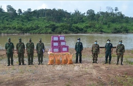 Biên phòng Việt Nam và Campuchia tăng cường phối hợp phòng, chống dịch COVID-19
