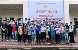 Đoàn công tác y tế Đồng Tháp hỗ trợ TP Hồ Chí Minh chống dịch