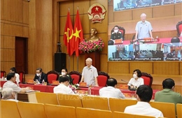 Tổng Bí thư: Tuyệt đối tin tưởng đội ngũ lãnh đạo và nhân dân Hà Nội với truyền thống anh hùng