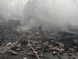 Vụ cháy nhà máy thuốc nổ tại Nga: 16 người đã thiệt mạng