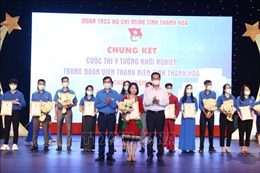 Trao giải cuộc thi Ý tưởng khởi nghiệp trong thanh niên Thanh Hóa