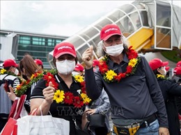 Kiên Giang: Đón đoàn du khách quốc tế &#39;hộ chiếu vaccine&#39; đầu tiên đến Phú Quốc