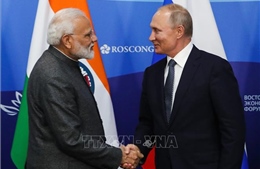 Điện Kremlin công bố nội dung thảo luận giữa Tổng thống Nga và Thủ tướng Ấn Độ