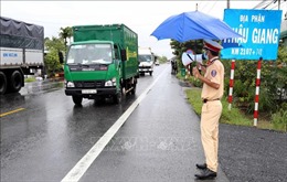 Cảnh sát Giao thông Sóc Trăng - Lá chắn nơi tuyến đầu chống dịch