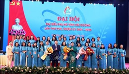 Bà Trần Thị Thanh Thảo tái đắc cử Chủ tịch Hội liên hiệp Phụ nữ tỉnh Hải Dương