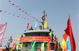 Lễ thượng cờ tàu Hải đội dân quân thường trực tỉnh Bà Rịa-Vũng Tàu