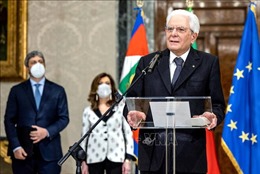 Tổng thống Italy Sergio Mattarella tuyên thệ nhậm chức nhiệm kỳ thứ hai