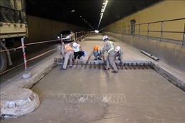 Tăng tốc hoàn thành sửa chữa hầm Phước Tượng