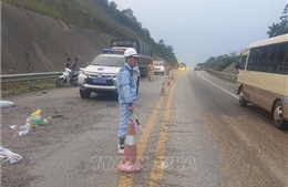 Đảm bảo an toàn giao thông trong quá trình sửa chữa cao tốc Nội Bài - Lào Cai