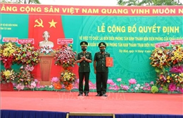 Tây Ninh: Công bố Quyết định thành lập Đồn Biên phòng Cửa khẩu quốc tế Tân Nam