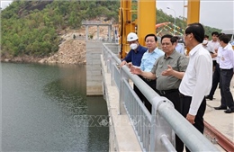 Thủ tướng Phạm Minh Chính thăm cụm Công trình Hồ chứa nước Sông Cái