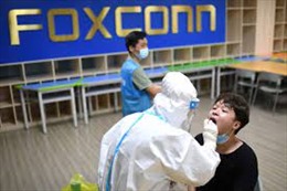 Foxconn tạm ngừng sản xuất tại 2 nhà máy ở Côn Sơn (Trung Quốc)