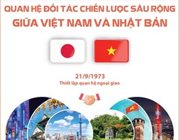 Quan hệ đối tác chiến lược sâu rộng giữa Việt Nam và Nhật Bản