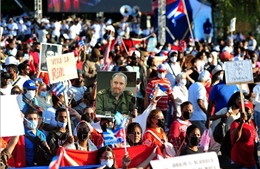 Hàng triệu người dân Cuba tuần hành kỷ niệm Ngày Quốc tế lao động 1/5