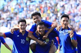 U23 Lào tạo dấu ấn với trận hòa 2-2 trước U23 Singapore