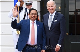 Thủ tướng Phạm Minh Chính dự chiêu đãi của Tổng thống Hoa Kỳ Joseph Robinette Biden