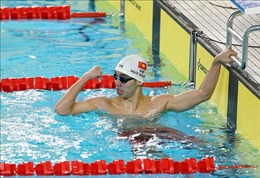Kình ngư Nguyễn Huy Hoàng phá kỷ lục SEA Games nội dung 400m bơi tự do nam