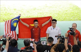 Xạ thủ Hà Minh Thành giành HCV ở nội dung 25m súng ngắn bắn nhanh