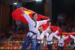Taekwondo Việt Nam liên tiếp giành 4 Huy chương Vàng trong ngày ra quân