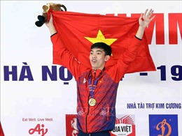 Nguyễn Huy Hoàng xuất sắc giành HCV bơi 800m tự do nam
