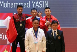 SEA Games 31: Cử tạ Thái Lan có thêm Huy chương Vàng hạng cân 67 kg nam