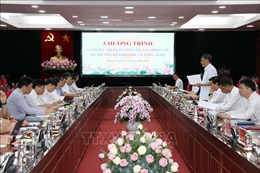 Đoàn công tác của Bộ Khoa học và Công nghệ làm việc tại tỉnh Sơn La