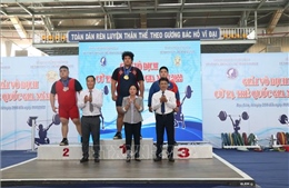 Giải vô địch Cử tạ trẻ Quốc gia năm 2022: Hà Nội đứng thứ nhất toàn đoàn