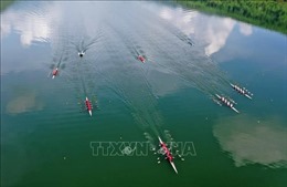 Đoàn TP Hồ Chí Minh xếp hạng Nhất giải Đua thuyền Rowing và Canoeing toàn quốc 