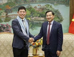 Phó Thủ tướng Lê Minh Khái: Grab cần lưu ý nguyên tắc chia sẻ lợi ích