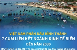 Việt Nam phấn đấu hình thành 7 cụm liên kết ngành kinh tế biển đến năm 2030