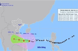 Bão Noru cách đất liền Đà Nẵng - Quảng Ngãi 180 km, mạnh cấp 13 - 14