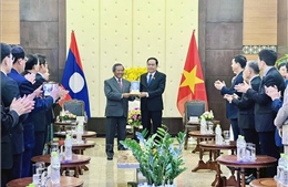 Phó Chủ tịch Thường trực Quốc hội tiếp đại biểu Liên hoan hữu nghị nhân dân Việt Nam - Lào