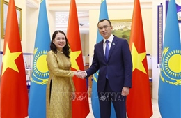 Phó Chủ tịch nước Võ Thị Ánh Xuân hội kiến Chủ tịch Thượng viện Kazakhstan