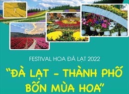 Festival Hoa Đà Lạt 2022: &#39;Đà Lạt - Thành phố bốn mùa hoa&#39;