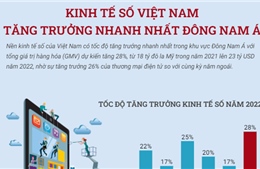 Kinh tế số Việt Nam tăng trưởng nhanh nhất Đông Nam Á