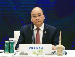 Chủ tịch nước Nguyễn Xuân Phúc gặp Tổng Bí thư, Chủ tịch Trung Quốc Tập Cận Bình