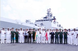 Đội tàu Hải quân Ấn Độ thăm hữu nghị TP Hồ Chí Minh