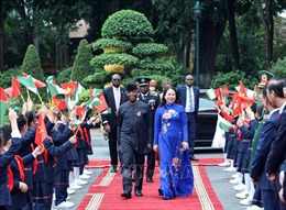 Phó Chủ tịch nước Võ Thị Ánh Xuân chủ trì Lễ đón Phó Tổng thống CHLB Nigeria 