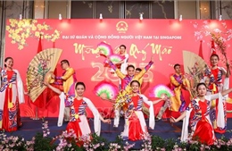 Xuân Quý Mão 2023: Bà con người Việt tại Singapore phấn khởi đón Tết cổ truyền