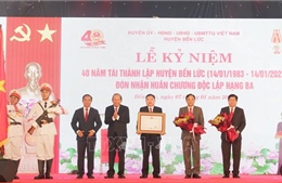 Kỷ niệm 40 năm tái thành lập huyện Bến Lức, tỉnh Long An