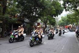 Công an thành phố Hà Nội ra quân bảo vệ an toàn dịp Tết Quý Mão