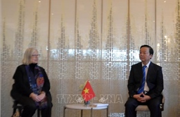 Phó Thủ tướng Trần Hồng Hà tiếp Chủ tịch Hội Hữu nghị Thụy Sĩ - Việt Nam 