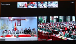 Kết nối trực tuyến với các chiến sĩ mũ nồi xanh Việt Nam thông qua &#39;Nhịp cầu hòa bình&#39;