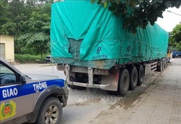 Bình Định: Liên tiếp xảy ra trường hợp lái xe chở quá tải, chống người thi hành công vụ