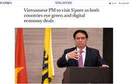 Việt Nam, Singapore hướng đến các thỏa thuận kinh tế xanh và kinh tế số